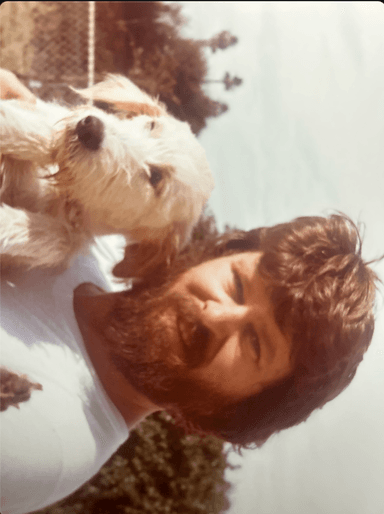 Billy with rescue dogs 5